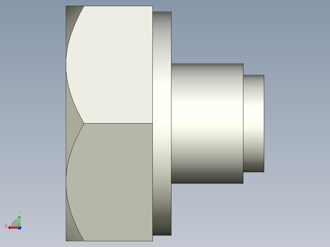 油箱蓋TCD,TCDF-3D多系列多零件图纸模型后视图