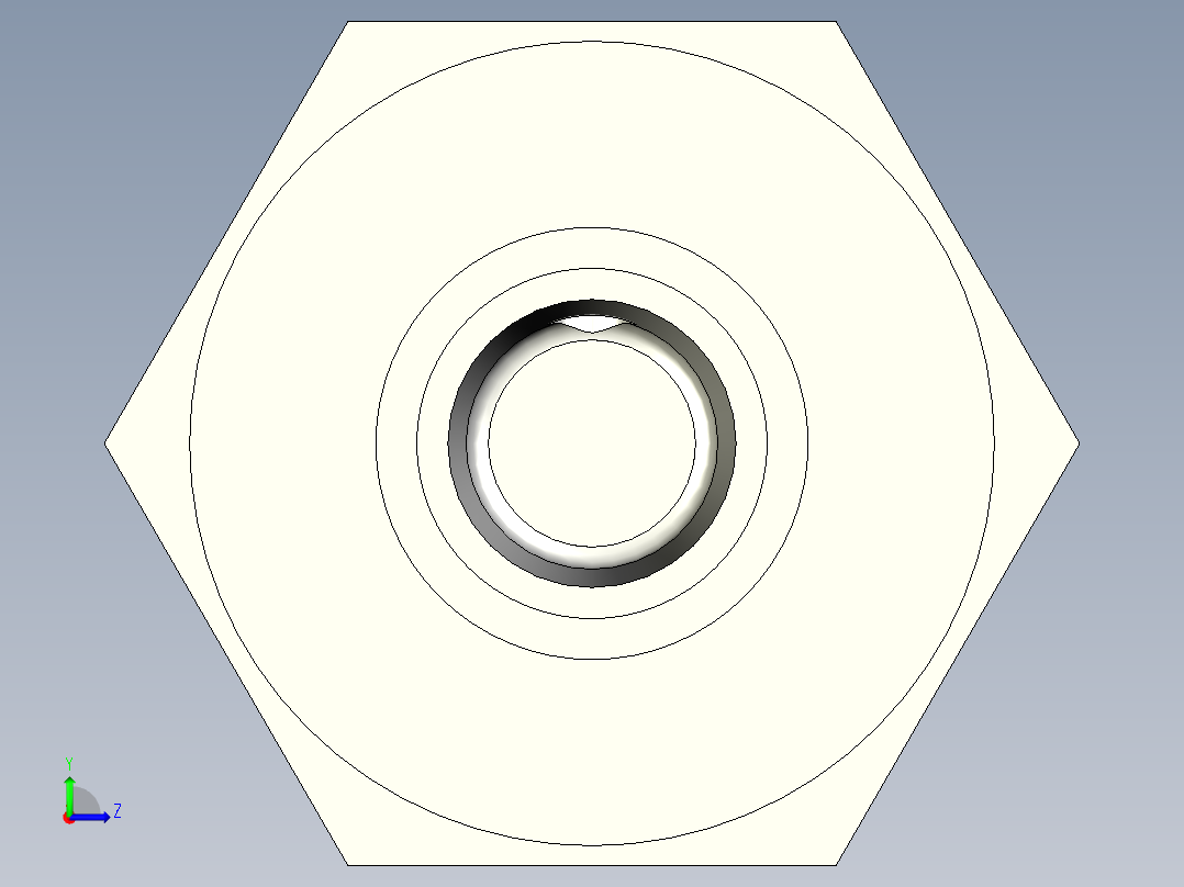 油箱蓋TCD,TCDF-3D多系列多零件图纸模型左视图