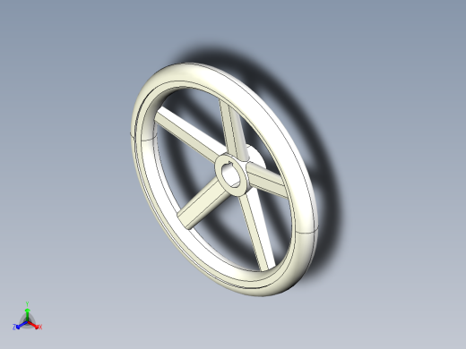 鋁合金手輪(無把手)2459-3D多系列多零件图纸模型