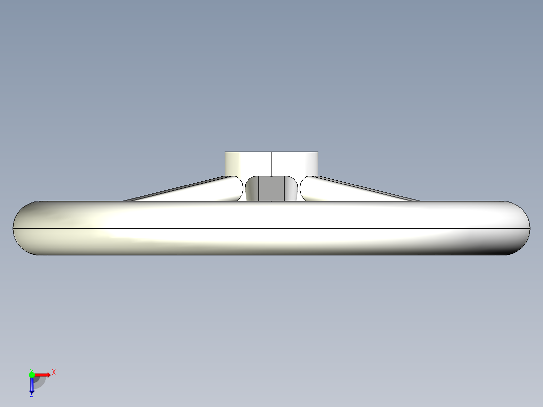 鋁合金手輪(無把手)2459-3D多系列多零件图纸模型俯视图