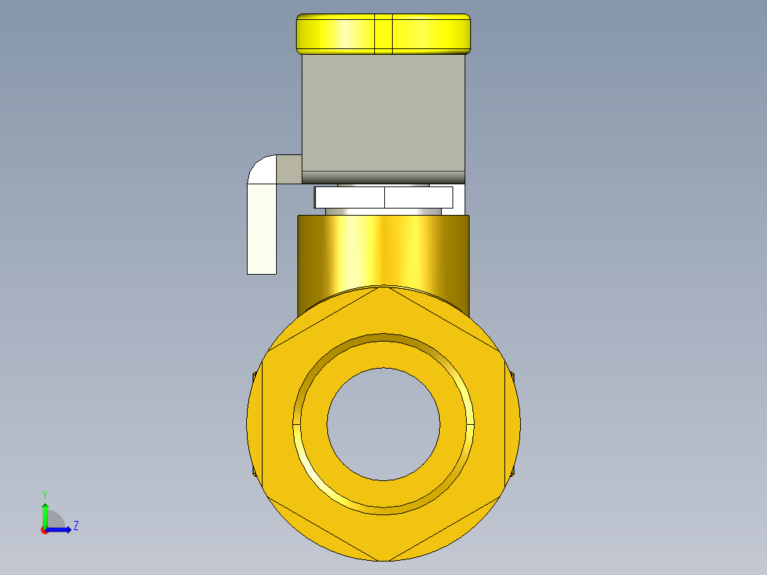 阀门模型-___DN10左视图