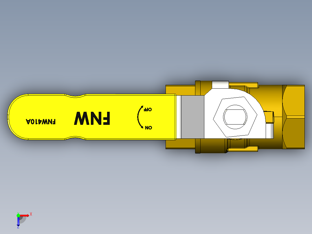 阀门模型-___DN10俯视图