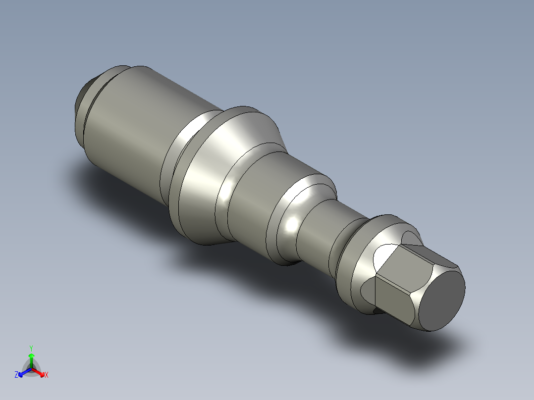 KOSMEKLZ0750-FP1多系列多零件图纸模型主视图