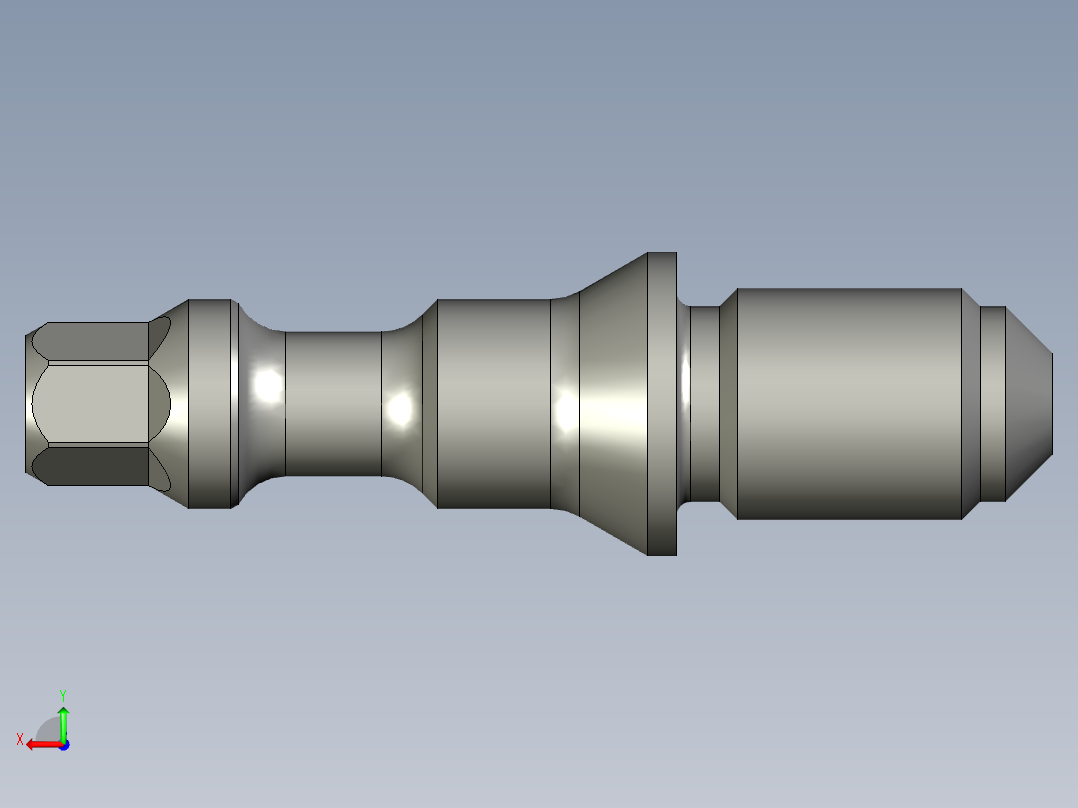 KOSMEKLZ0750-FP1多系列多零件图纸模型后视图