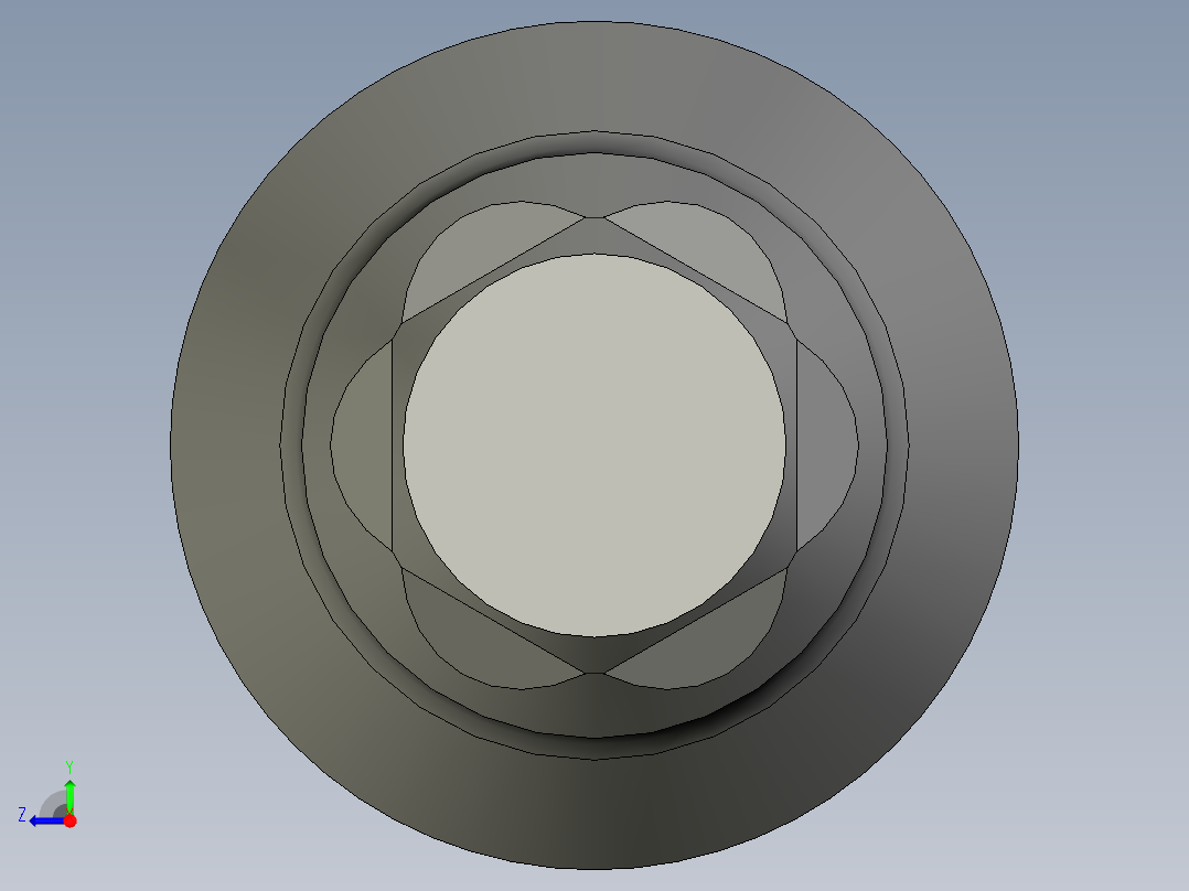 KOSMEKLZ0750-FP1多系列多零件图纸模型右视图