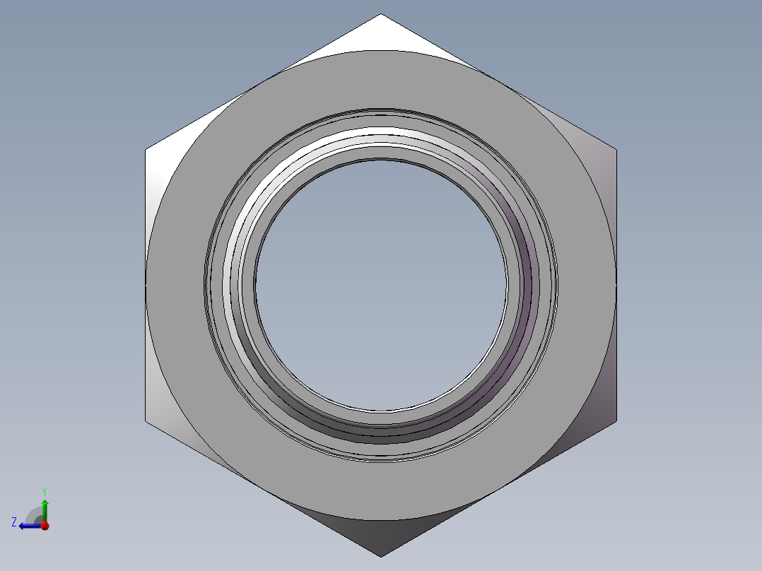 伊顿-20411 24度锥内螺纹（轻型）胶管接头右视图