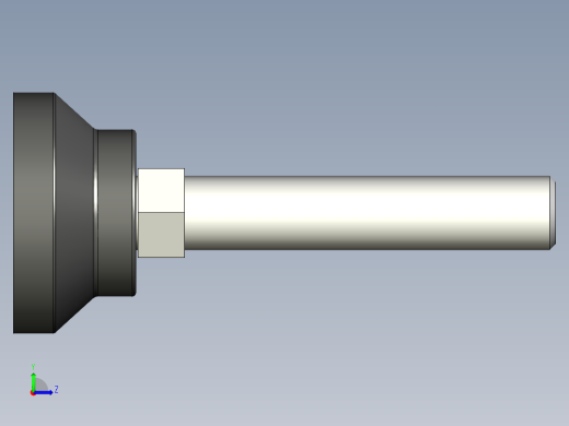 工程塑膠固定腳座5530,5531-3D多系列多零件图纸模型左视缩略图