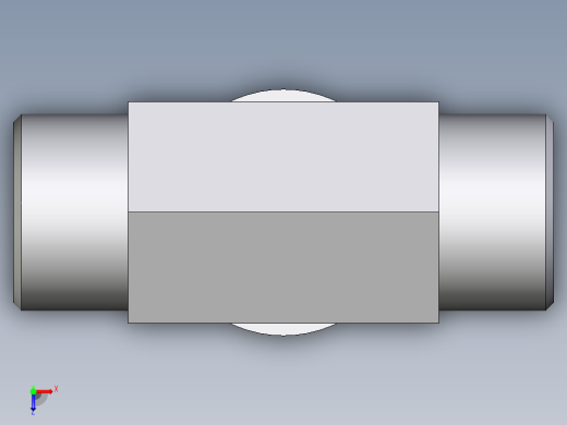 卡套式工业通用硬管接头EO_Adjustable_locknut_branch_tee_TEE16SROMDCF俯视缩略图