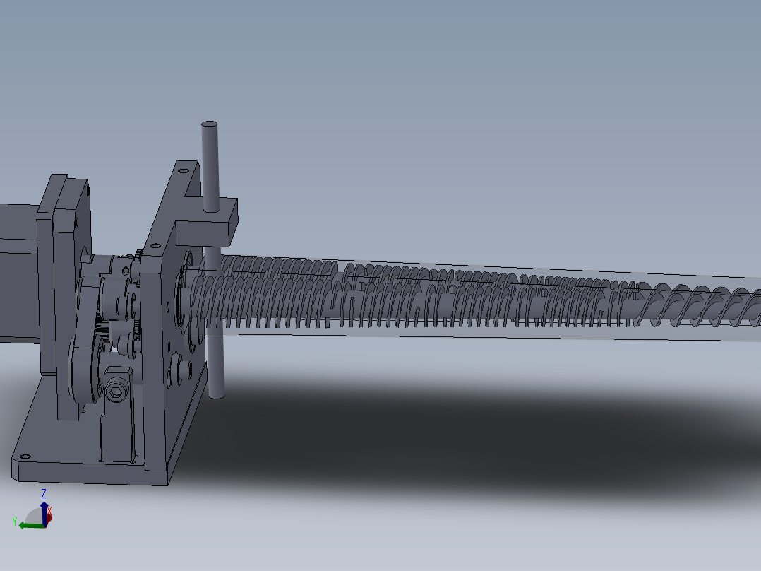 双螺杆挤出机构三维+二维