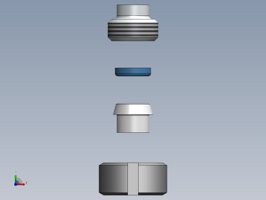 管件接头、螺纹接头、三通(51)前视缩略图