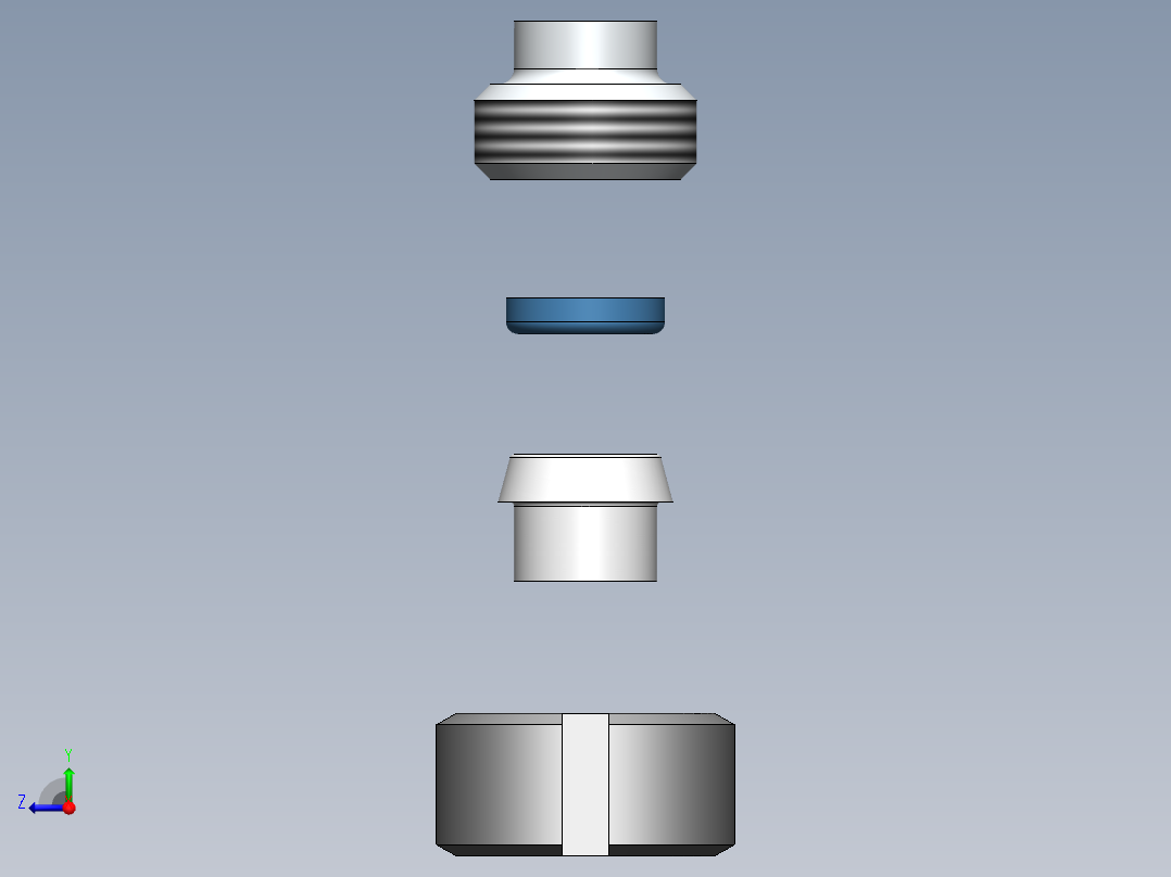 管件接头、螺纹接头、三通(51)右视图
