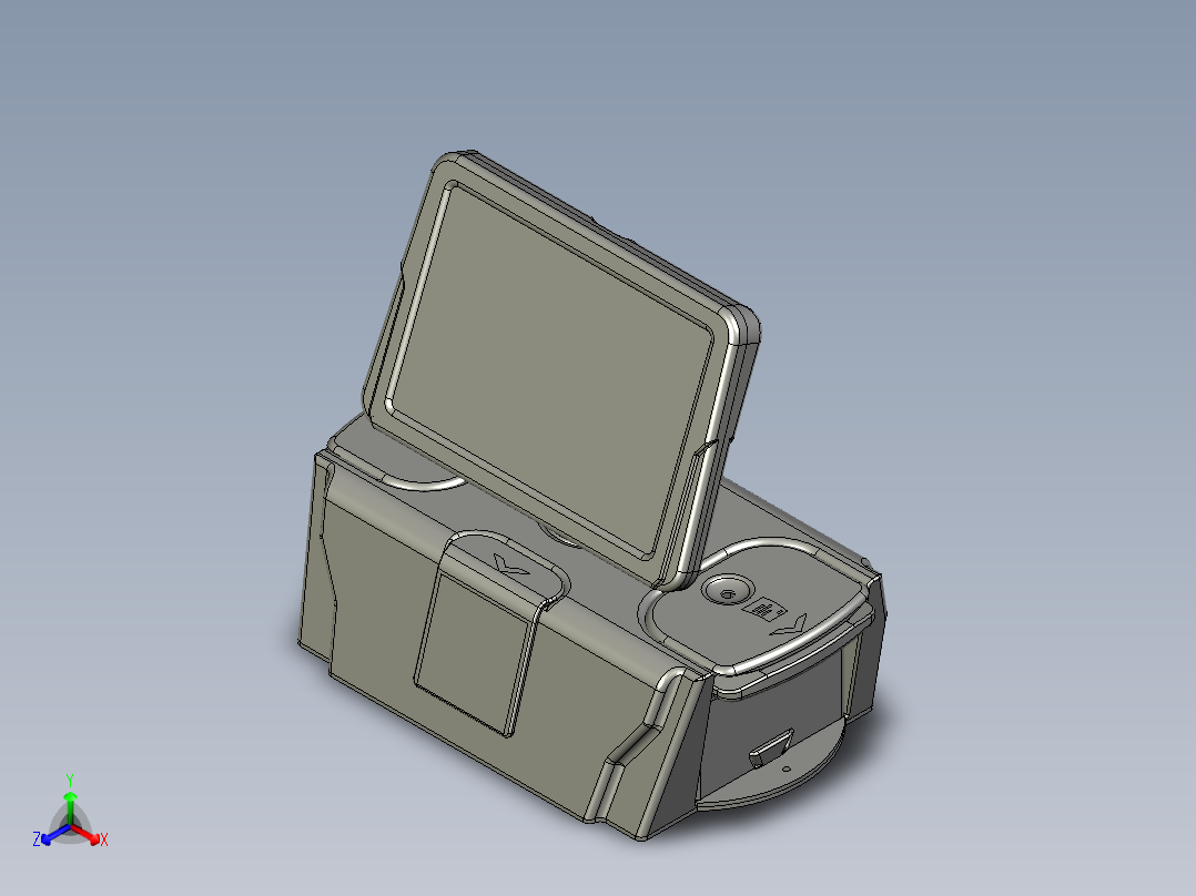 POS机(2)正等轴测图