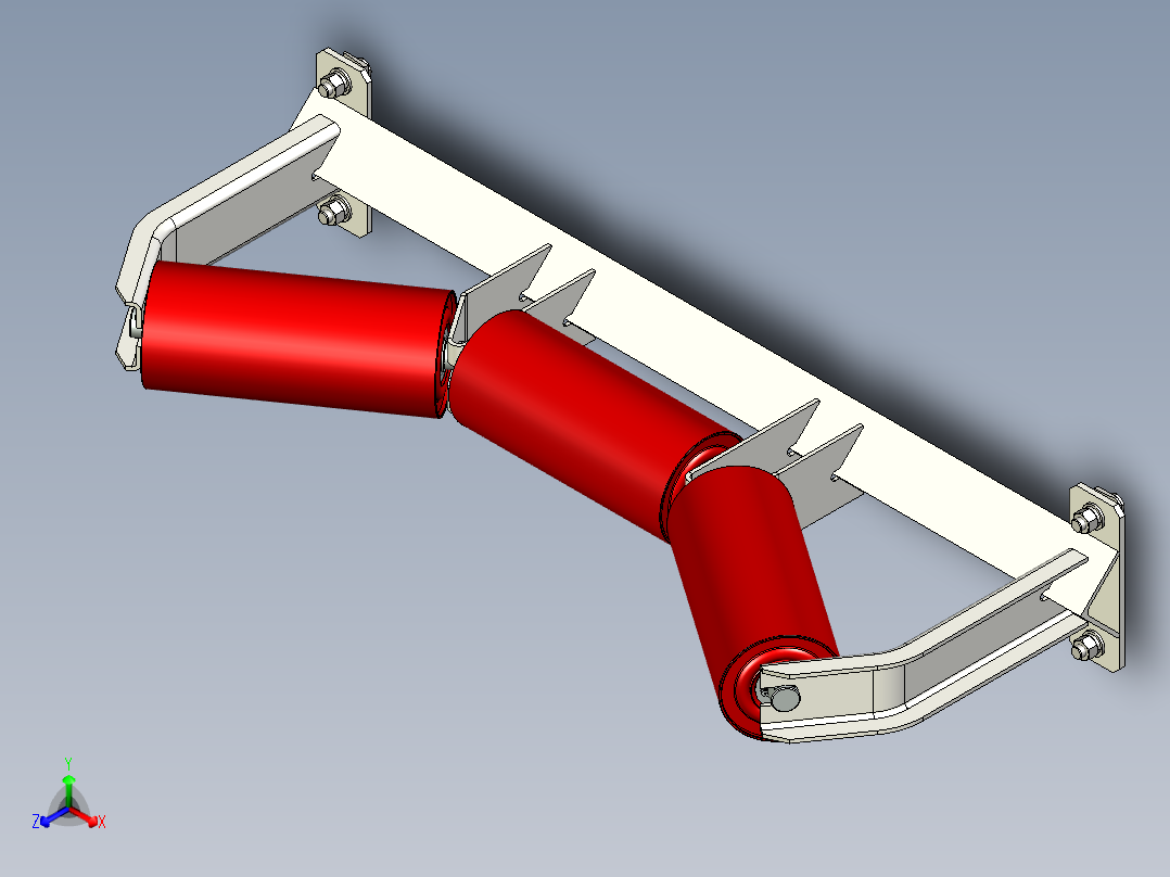 DTII(A)型带式输送机35°槽型托辊 65C414