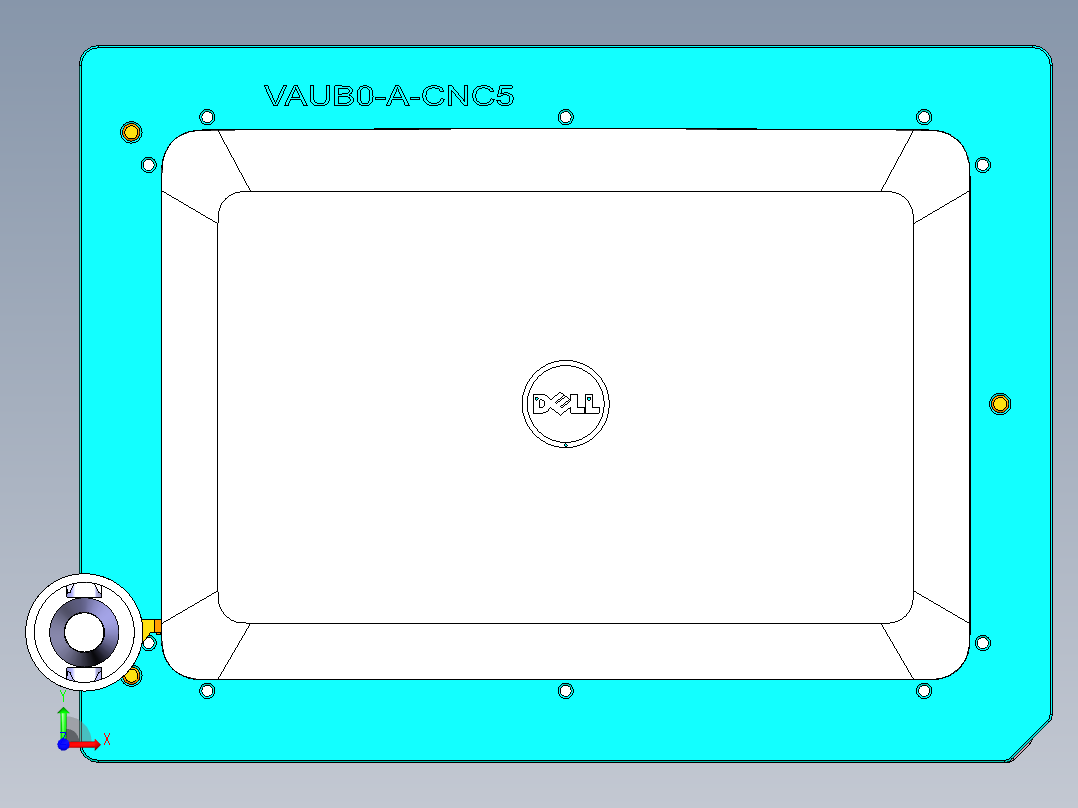 vaub0_lcd_cover619-cnc5-02前视图