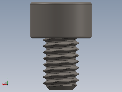 Screw_DIN_912_M3.5x5F_A2.SLDPRT公制内六角螺钉后视缩略图