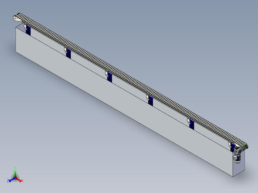 柔性输送链模型图