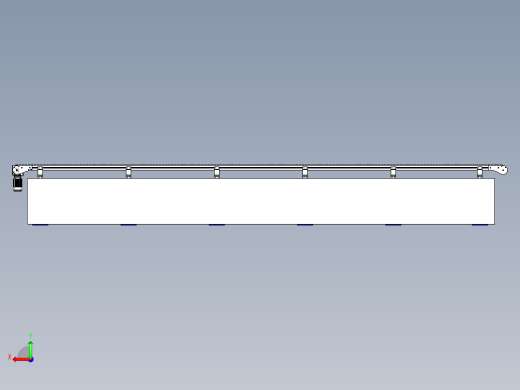 柔性输送链模型图后视缩略图
