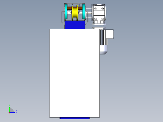 柔性输送链模型图左视缩略图