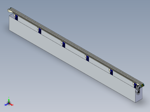 柔性输送链模型图正等轴测缩略图