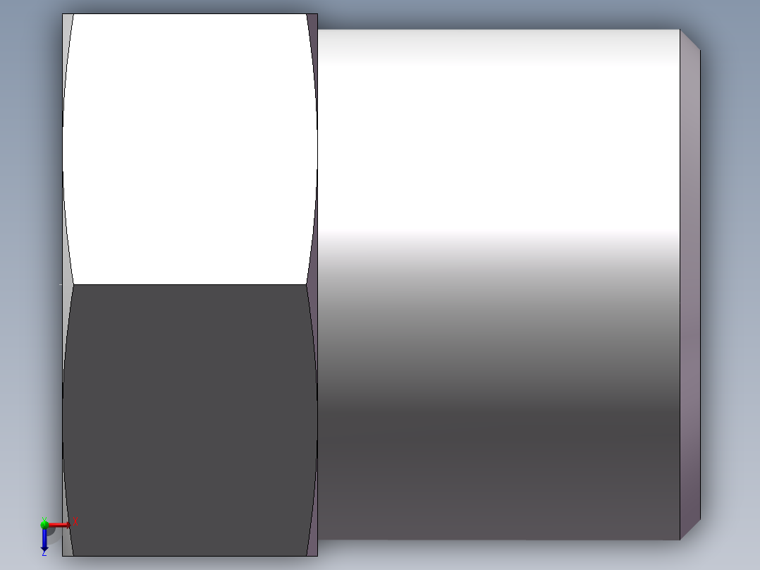 堵头 4C+4D 管端堵、4D-16俯视图