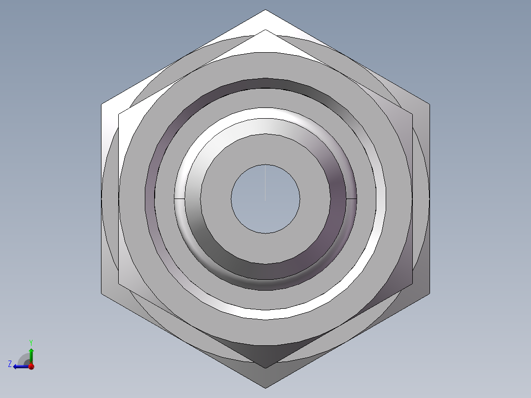 直通管螺纹组合接头、2BC-04-14WD右视图