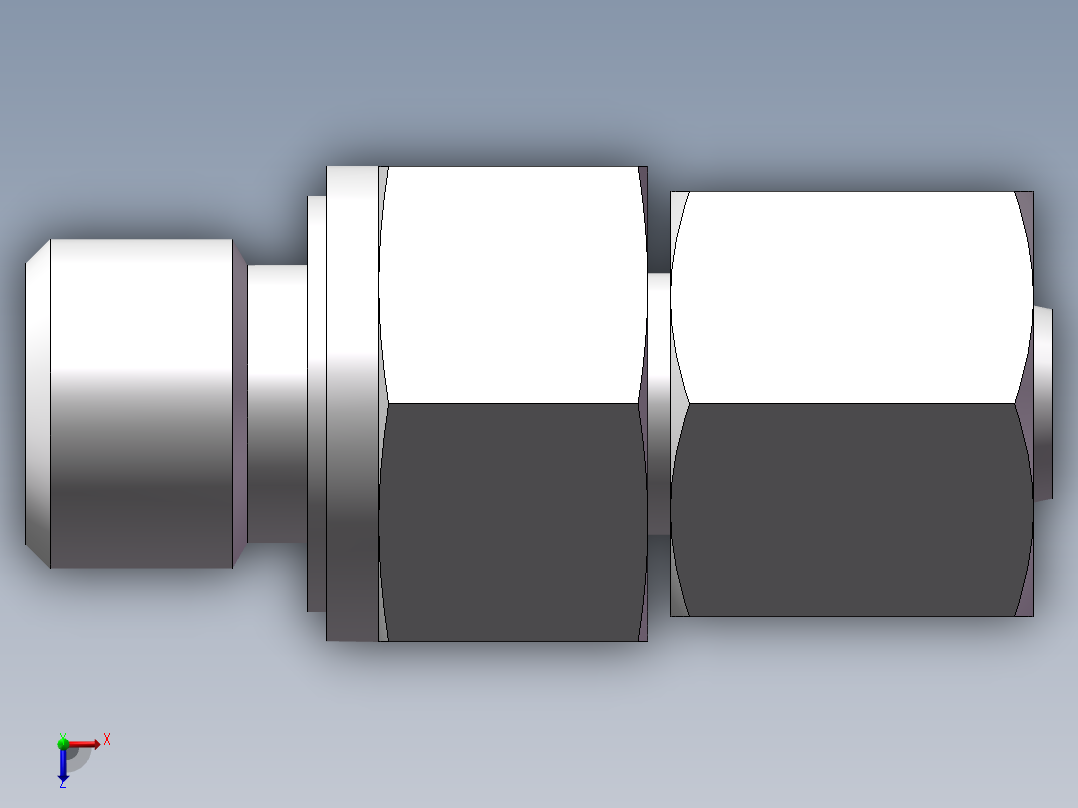 直通管螺纹组合接头、2BC-04-14WD俯视图