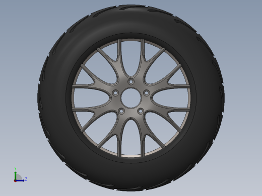 轮胎、车轮、轮毂左视缩略图