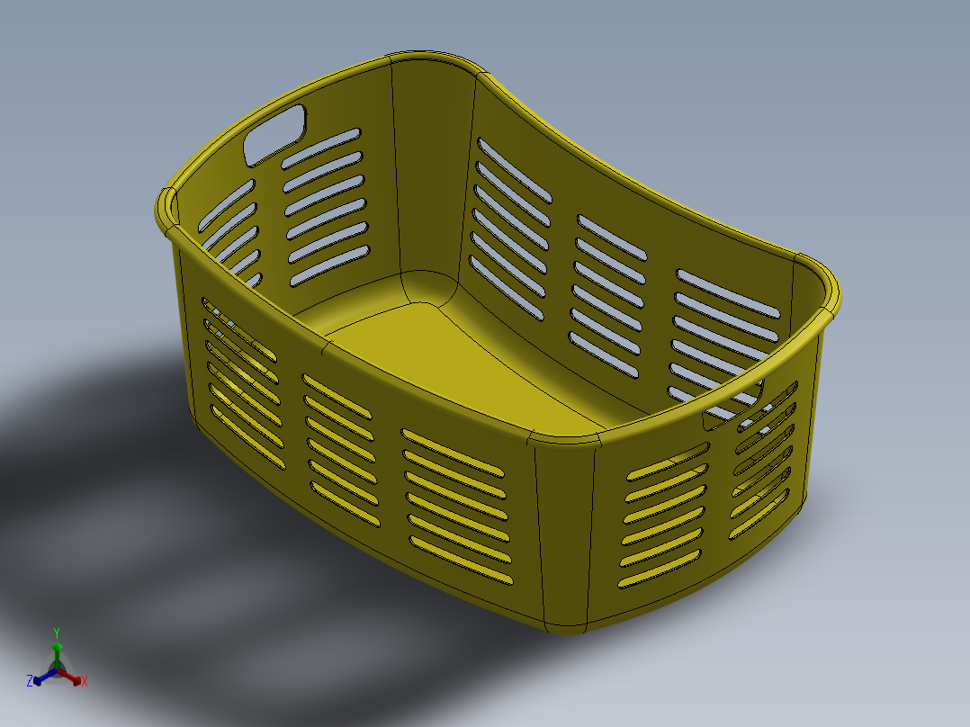 篮子(29)正等轴测图