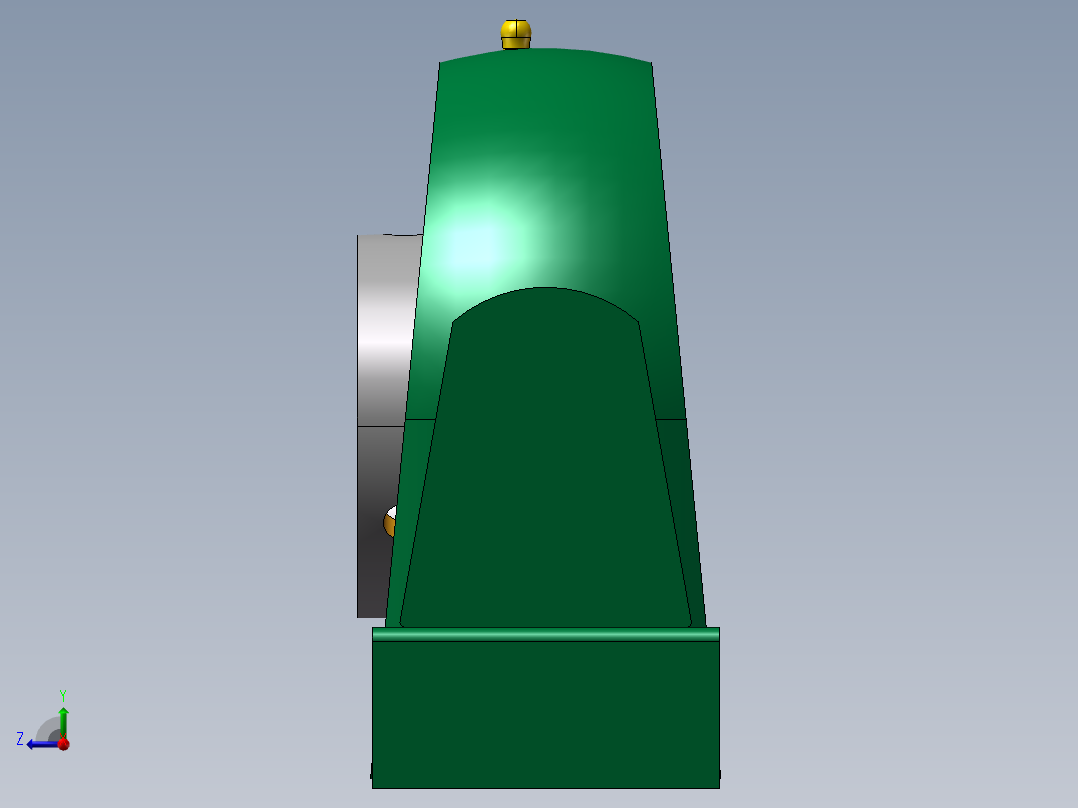 GB╱T 7810-2017[带立式座轴承(UCP)UCP213]右视图