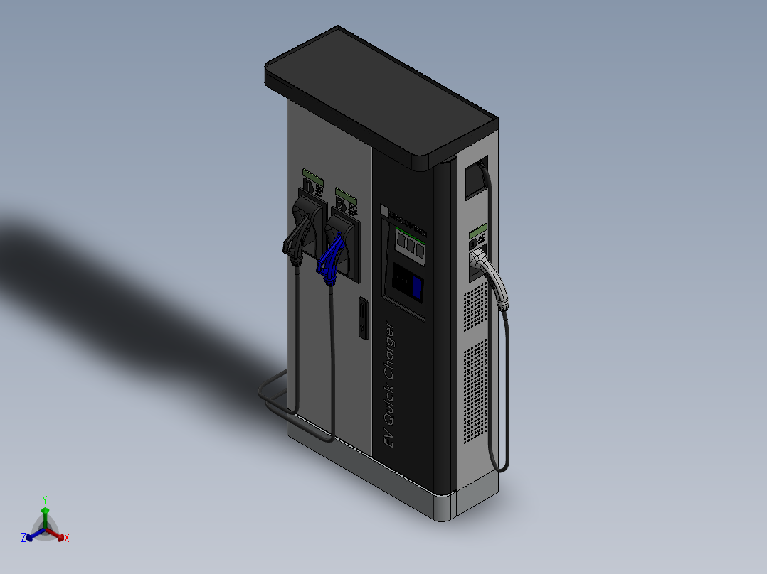 充电器正等轴测图