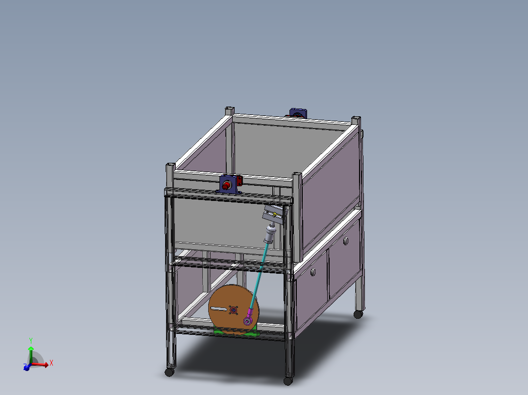 自动摇摇床设计 448962主视图