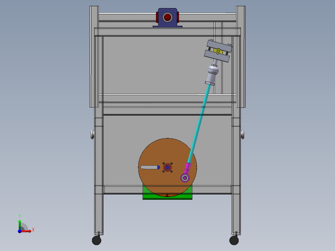自动摇摇床设计 448962前视图
