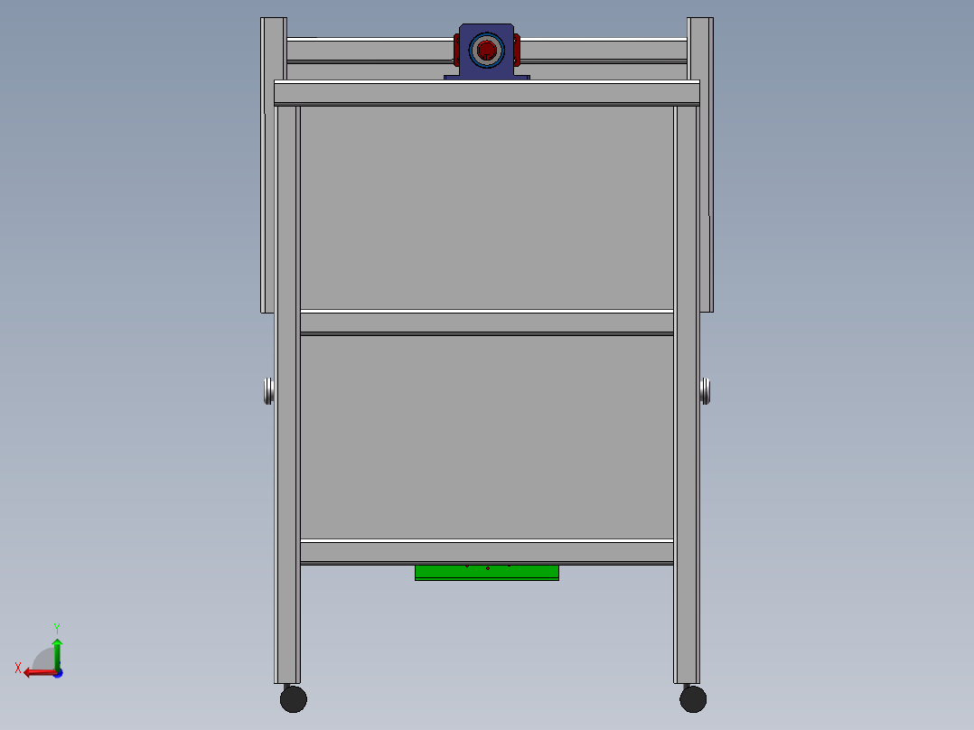 自动摇摇床设计 448962后视图
