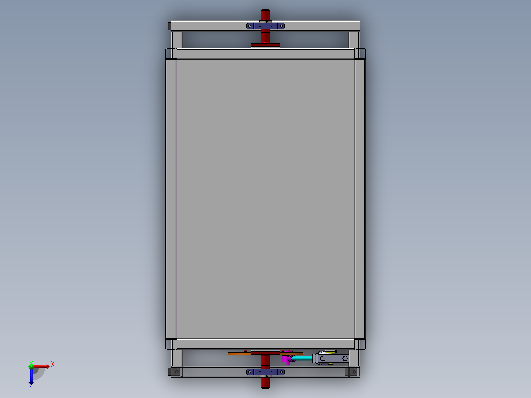 自动摇摇床设计 448962俯视图