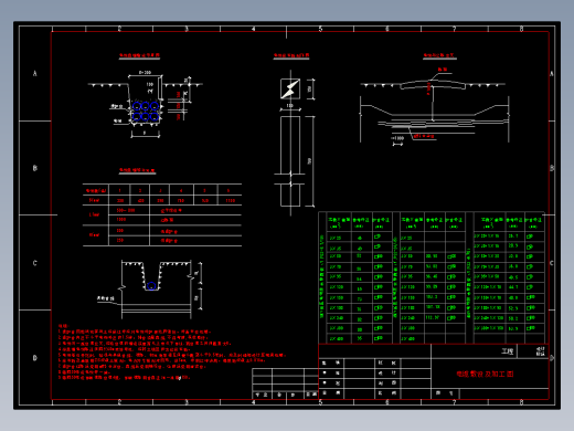 电力工程电缆敷设通用图