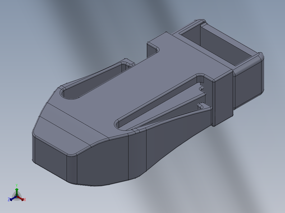 卡扣正等轴测图