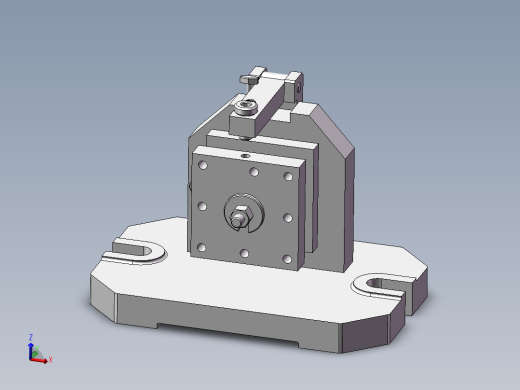 方刀架的钻M12螺纹底孔夹具设计及机械加工工艺装备含proe、SW三维及非标8张CAD图