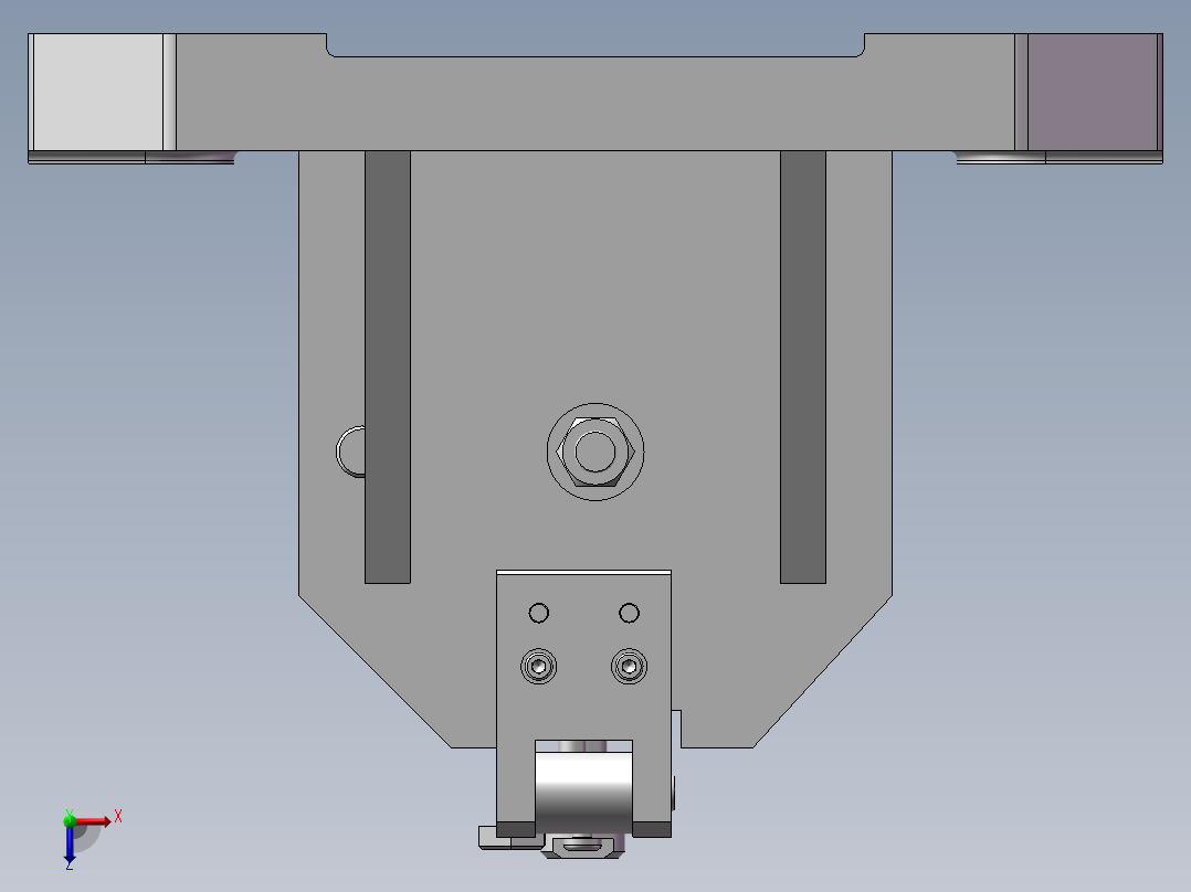 方刀架的钻M12螺纹底孔夹具设计及机械加工工艺装备含proe、SW三维及非标8张CAD图俯视图