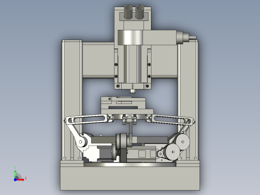 小口径深孔内壁激光加工系统前视缩略图
