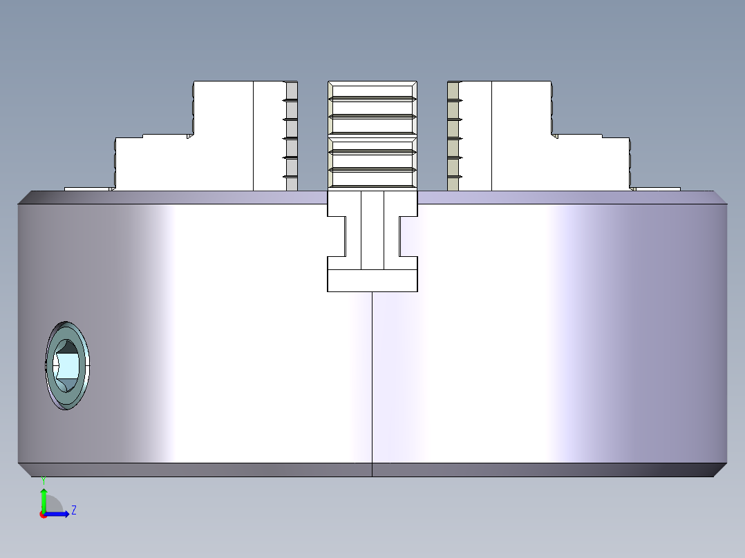 三爪卡盘（80）--592937--80左视图