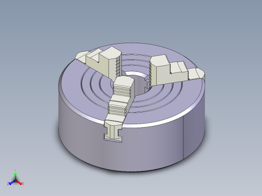 三爪卡盘（80）--592937--80正等轴测缩略图