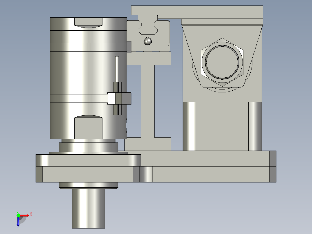 推杆组合421V04V04V02V01V03V03V0V11俯视图