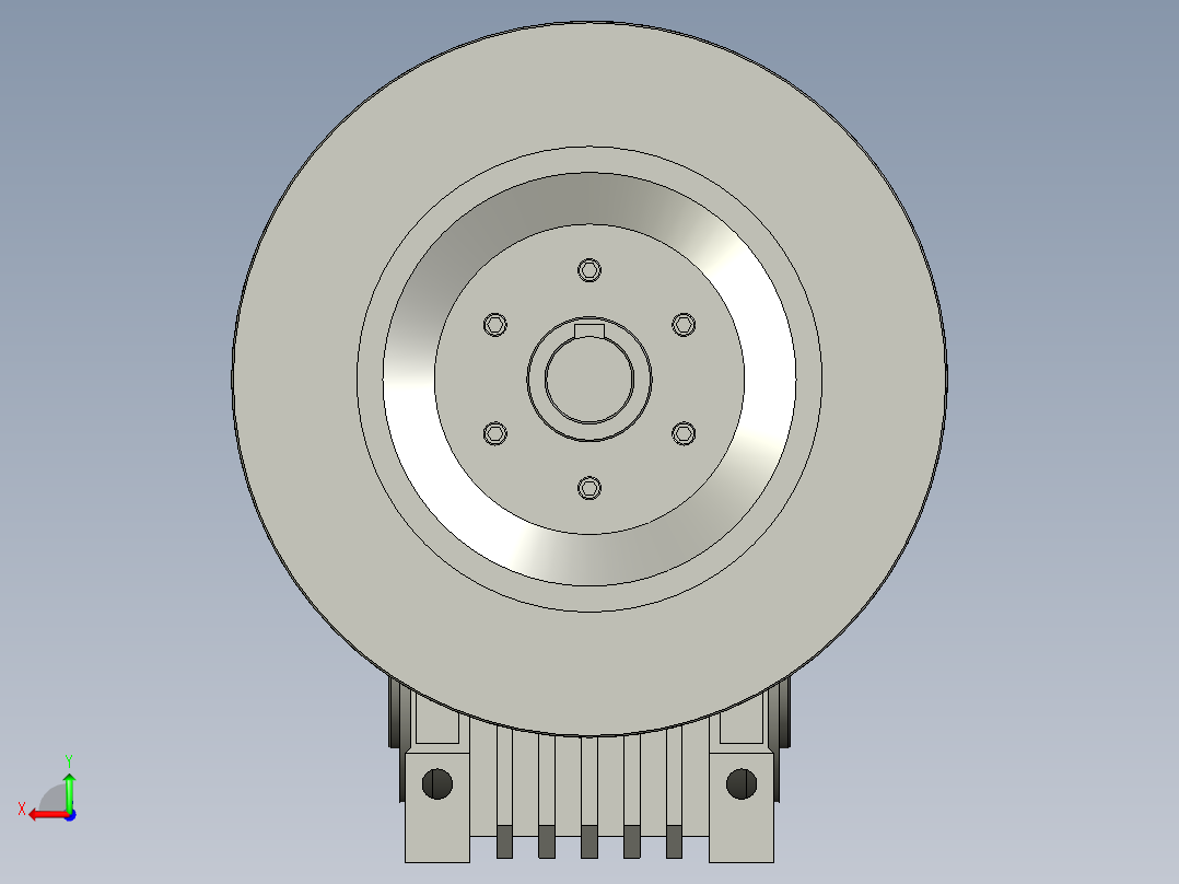 NMRV063蜗轮蜗杆减速机RV63-20-15kW_NMRV减速机后视图