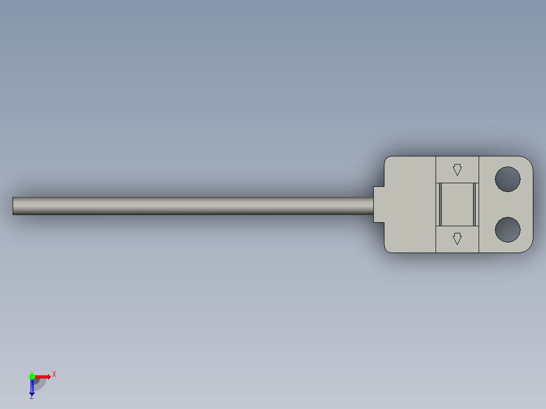 松下_光电开关_PM-Y45-07俯视图