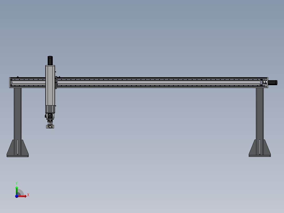 吊挂型三轴机械手--886309--20前视图