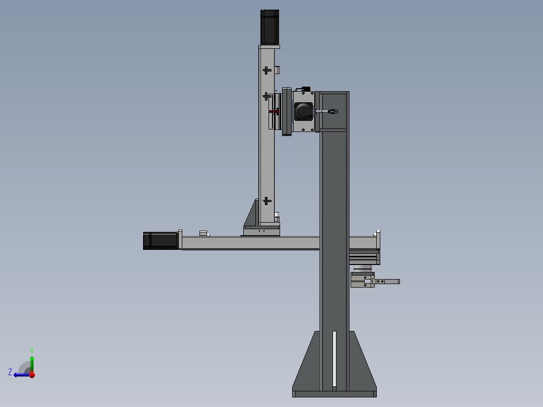 吊挂型三轴机械手--886309--20右视图
