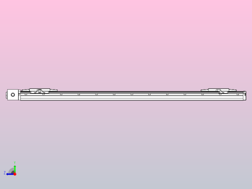 皮带直线轴双滑块型TPA-GCBS-120-P70-L400-DR-M20-N3右视缩略图