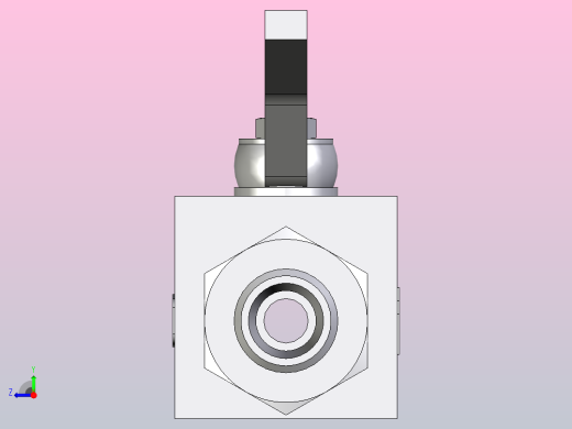 EO标准液压接头 2通不锈钢球阀KH08L71X右视缩略图