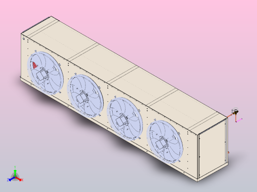 冷气机正等轴测缩略图