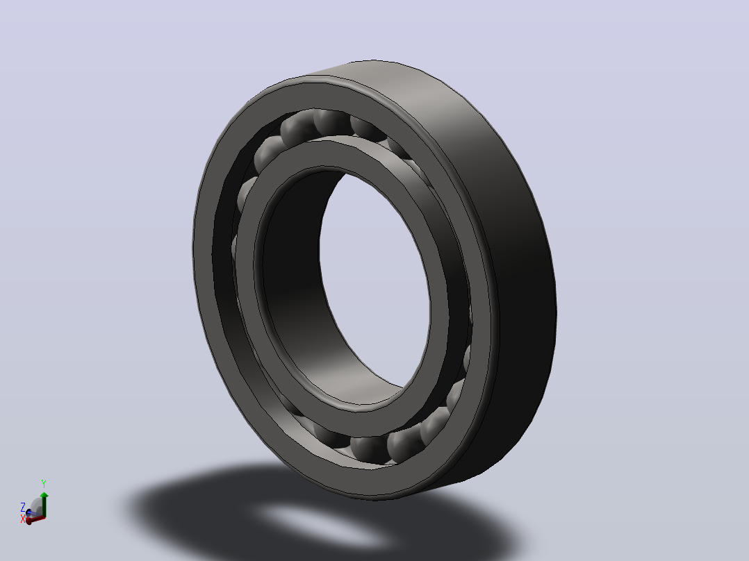 深沟球轴承6211主视图